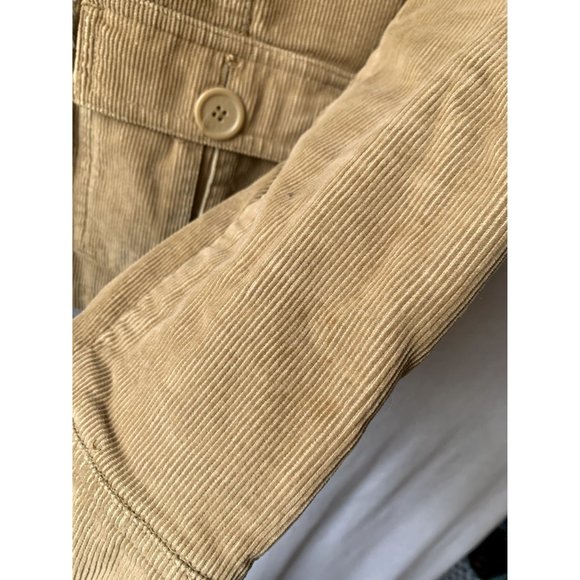SOLD VTG Aeropostale Brown Corduroy Jacket with Fur Collar Size S - Picture 7 of 9